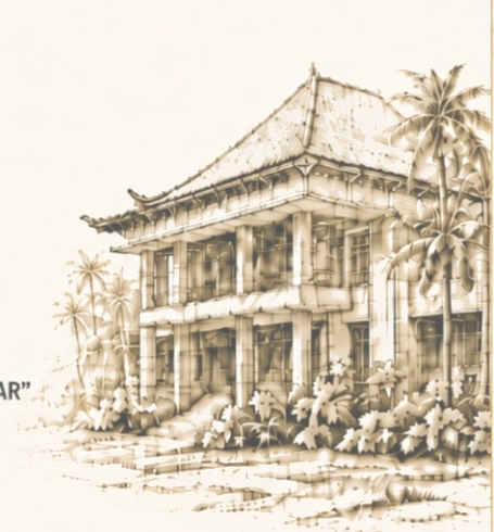 Ilustrasi arsitektur Bali